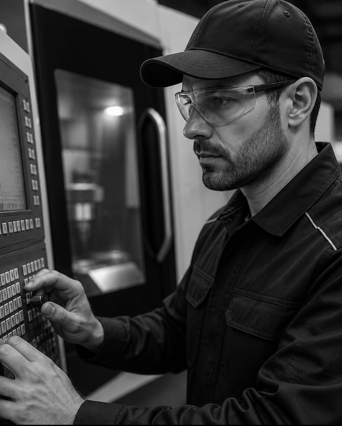 Técnico certificado realizando puesta en marcha